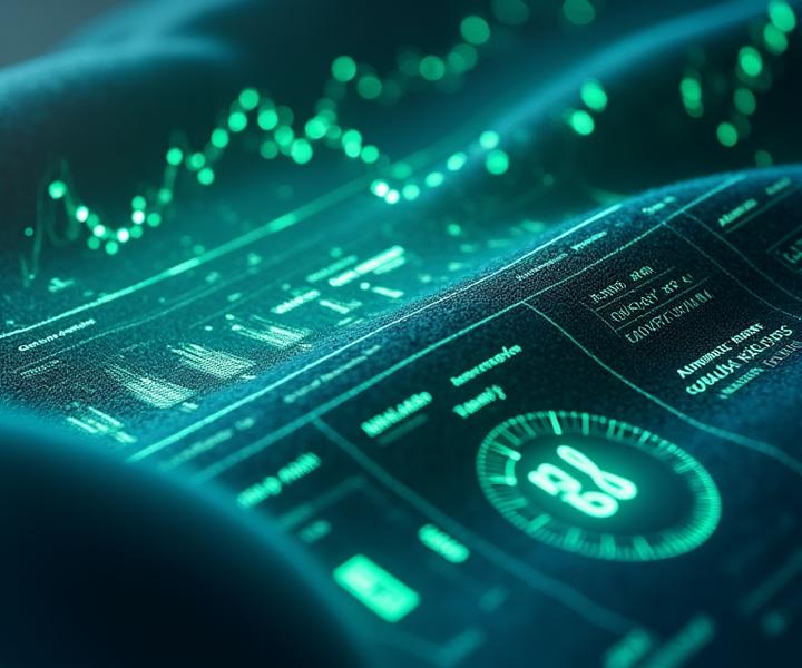 데이터 시각화 대시보드와 탄소 발자국 계산 그래프