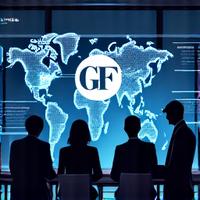 글로벌 패션 그룹의 아시아 지도와 사업 확장 이미지